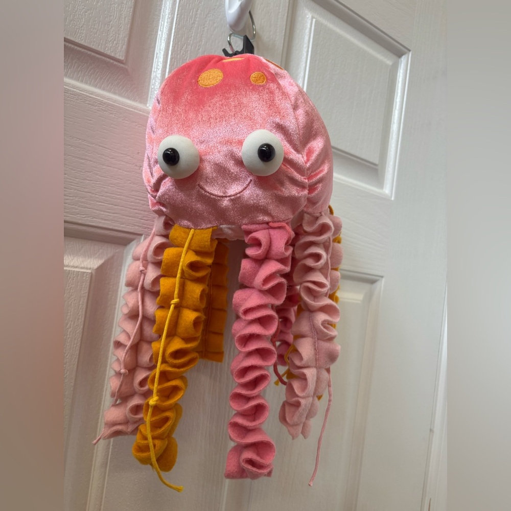 Jazzie The Jelly Fish Scentsy Plush Pink and Yellow Jellyfish Plush Toy